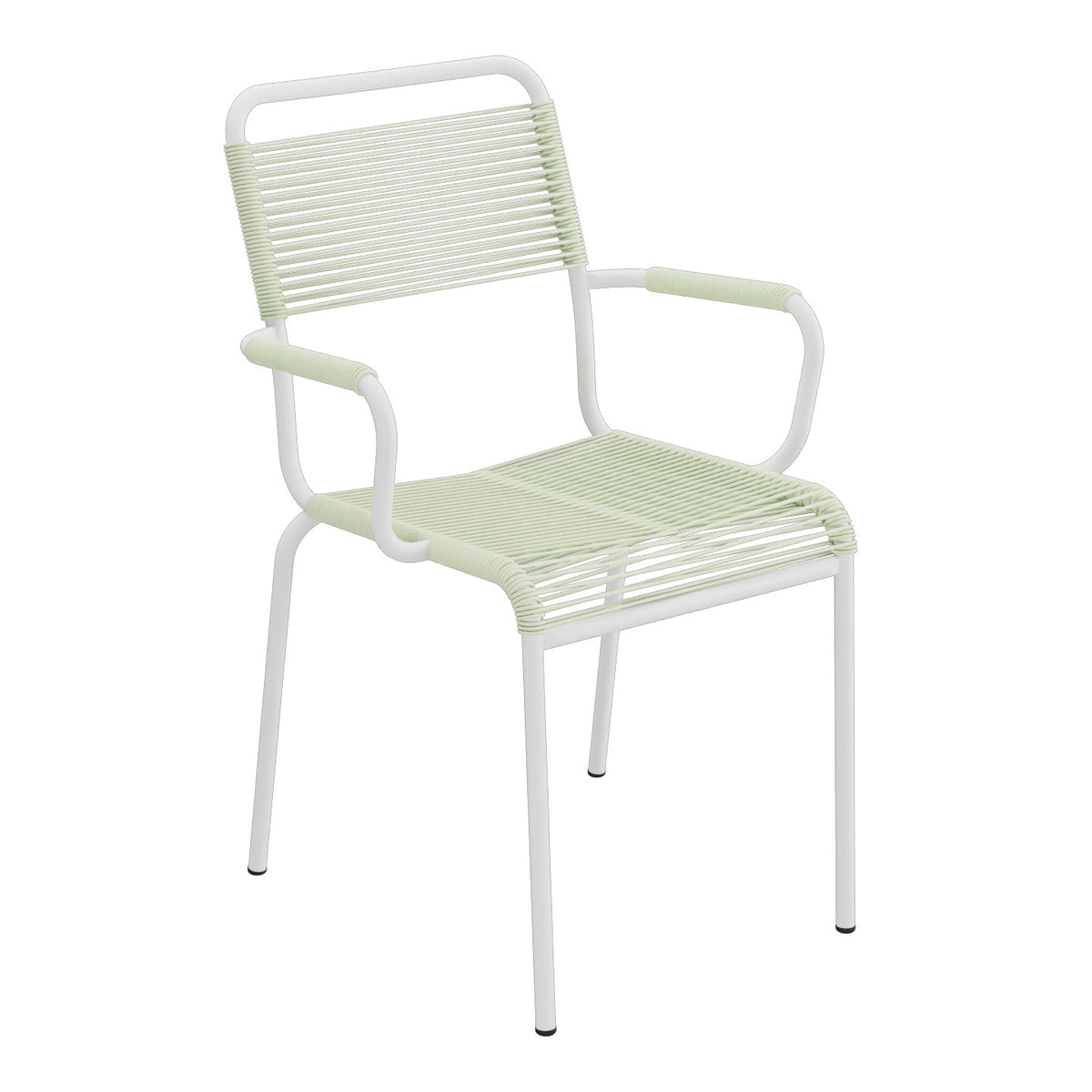 Schaffner Rigi fauteuil repas Spaghetti – Vert Pastel 64 / Blanc 90