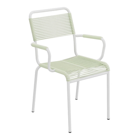Schaffner Rigi fauteuil repas Spaghetti – Vert Pastel 64 / Blanc 90