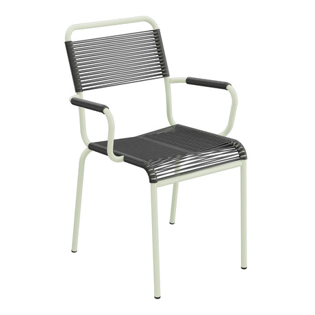 Schaffner Rigi fauteuil repas Spaghetti – Anthracite 77 / Vert Pastel 64