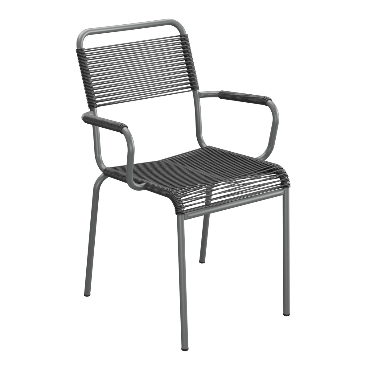 Schaffner Rigi fauteuil repas Spaghetti – Anthracite 77 / Graphite 73