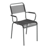 Schaffner Rigi fauteuil repas Spaghetti – Anthracite 77 / Graphite 73