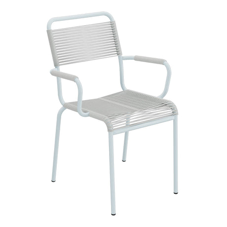 Schaffner Rigi fauteuil repas Spaghetti – Gris Argent 78 / Bleu Pastel 51