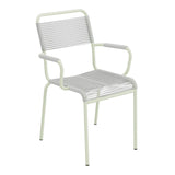 Schaffner Rigi fauteuil repas Spaghetti – Gris Argent 78 / Vert Pastel 64