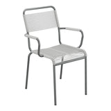 Schaffner Rigi fauteuil repas Spaghetti – Gris Argent 78 / Graphite 73