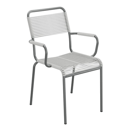 Schaffner Rigi fauteuil repas Spaghetti – Gris Argent 78 / Graphite 73