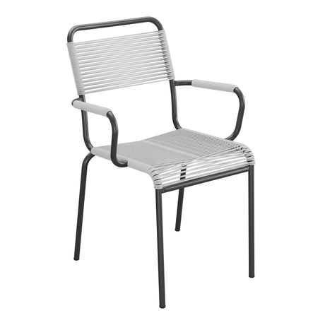 Schaffner Rigi fauteuil repas Spaghetti – Gris Argent 78 / Anthracite 77