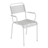 Schaffner Rigi fauteuil repas Spaghetti – Gris Argent 78 / Blanc 90