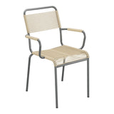 Schaffner Rigi fauteuil repas Spaghetti – Marron Pastel 83 / Graphite 73
