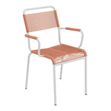 Schaffner Rigi fauteuil repas Spaghetti – Terracotta 84 / Gris Argent 78