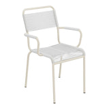 Schaffner Rigi fauteuil repas Spaghetti – Blanc 90 / Sable Pastel 15