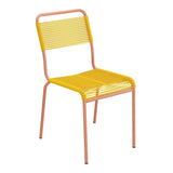 Schaffner Rigi chaise repas Spaghetti – Jaune 11 / Terracotta 84