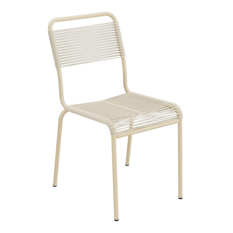 Schaffner Rigi chaise repas Spaghetti – Sable Pastel 15 / Marron Pastel 83