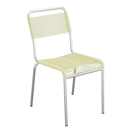 Schaffner Rigi chaise repas Spaghetti – Jaune Buis 18 / Galvanisé à chaud 02