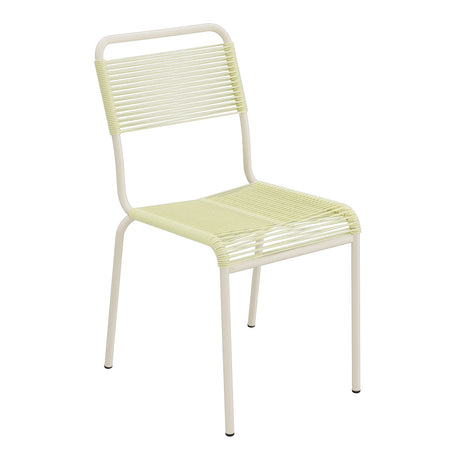 Schaffner Rigi chaise repas Spaghetti – Jaune Buis 18 / Sable Pastel 15