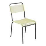Schaffner Rigi chaise repas Spaghetti – Jaune Buis 18 / Noir 91