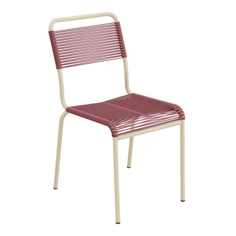 Schaffner Rigi chaise repas Spaghetti – Bordeaux 38 / Marron Pastel 83