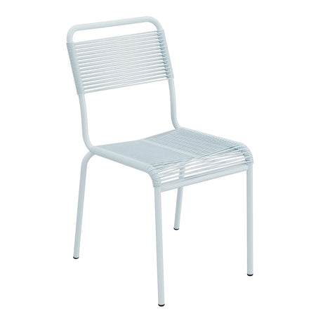 Schaffner Rigi chaise repas Spaghetti – Bleu Pastel 51 / Bleu Pastel 51
