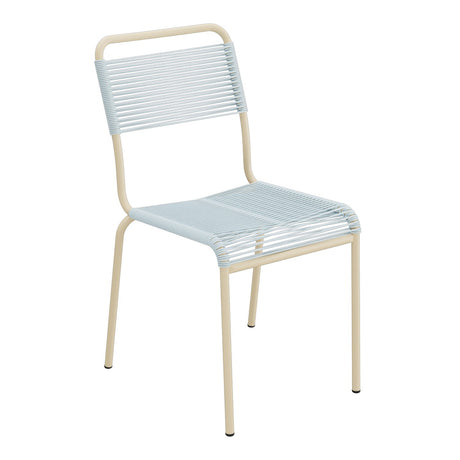 Schaffner Rigi chaise repas Spaghetti – Bleu Pastel 51 / Marron Pastel 83