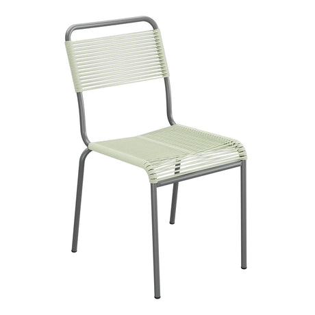 Schaffner Rigi chaise repas Spaghetti – Vert Pastel 64 / Graphite 73
