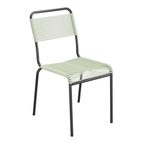 Schaffner Rigi chaise repas Spaghetti – Vert Pastel 64 / Anthracite 77