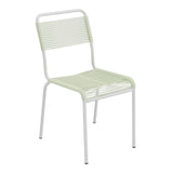 Schaffner Rigi chaise repas Spaghetti – Vert Pastel 64 / Gris Argent 78