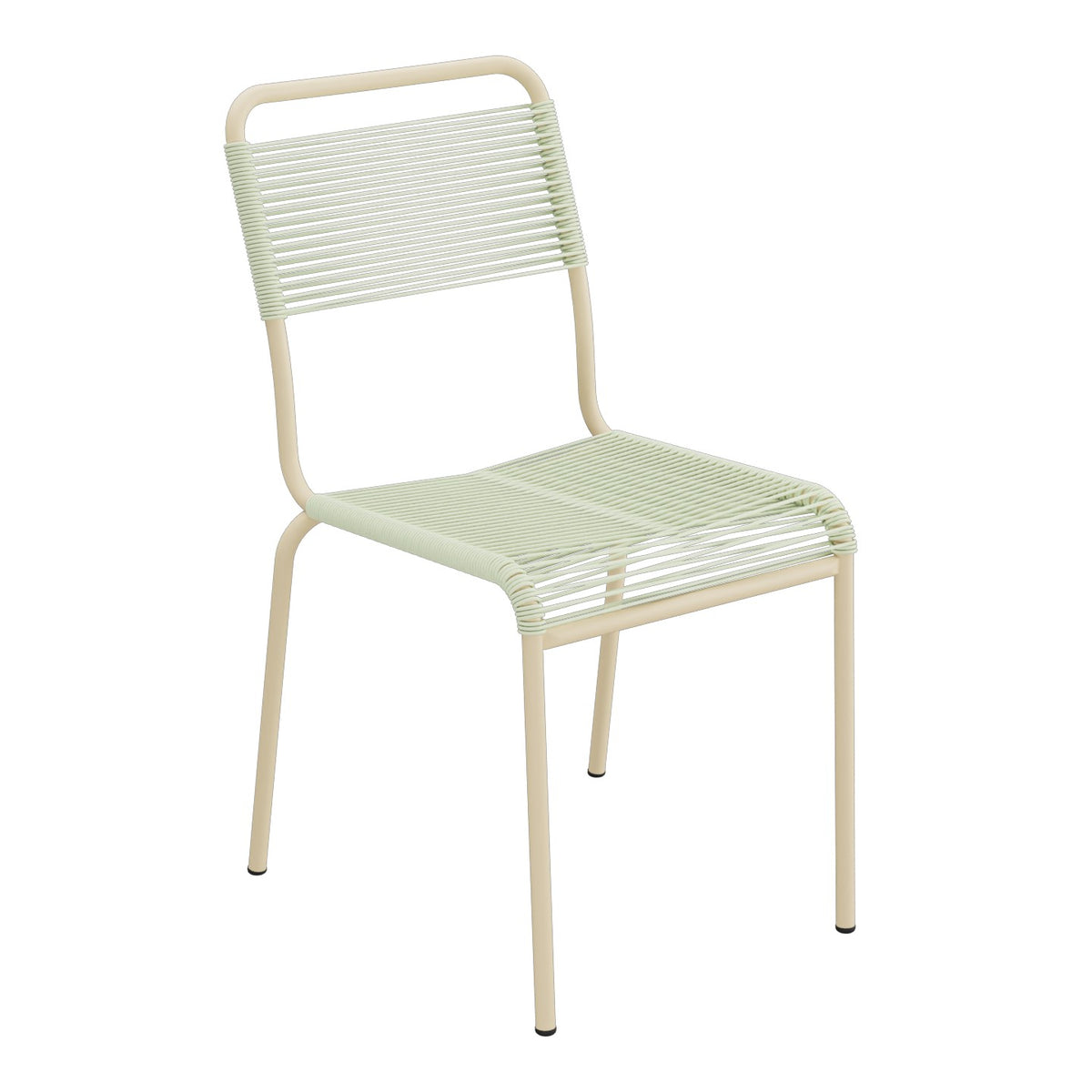 Schaffner Rigi chaise repas Spaghetti – Vert Pastel 64 / Marron Pastel 83