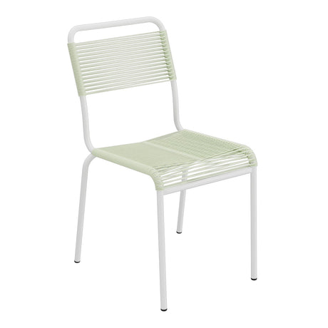 Schaffner Rigi chaise repas Spaghetti – Vert Pastel 64 / Blanc 90