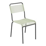 Schaffner Rigi chaise repas Spaghetti – Vert Pastel 64 / Noir 91