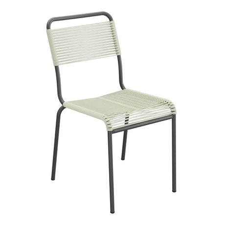 Schaffner Rigi chaise repas Spaghetti – Vert Pastel 64 / Noir 91