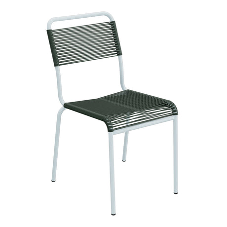 Schaffner Rigi chaise repas Spaghetti – Vert Sapin 66 / Bleu Pastel 51