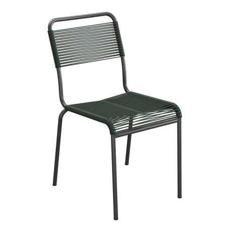 Schaffner Rigi chaise repas Spaghetti – Vert Sapin 66 / Anthracite 77