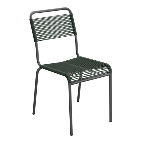 Schaffner Rigi chaise repas Spaghetti – Vert Sapin 66 / Noir 91