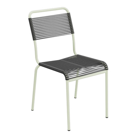 Schaffner Rigi chaise repas Spaghetti – Anthracite 77 / Vert Pastel 64