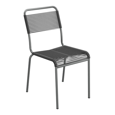 Schaffner Rigi chaise repas Spaghetti – Anthracite 77 / Graphite 73