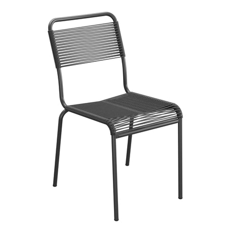 Schaffner Rigi chaise repas Spaghetti – Anthracite 77 / Anthracite 77