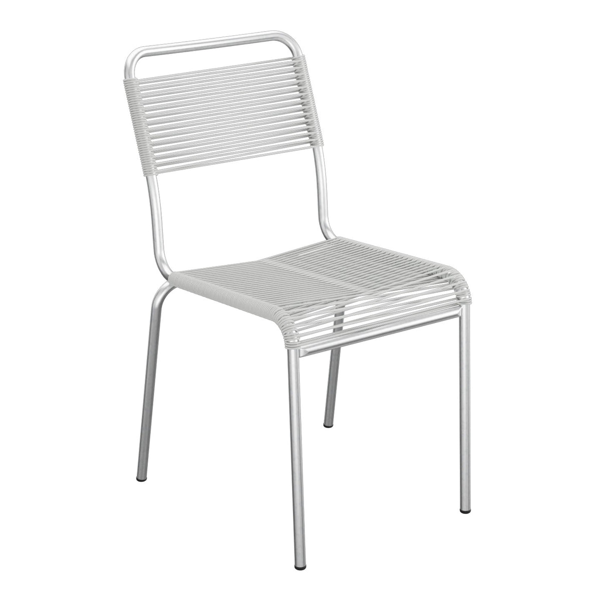 Schaffner Rigi chaise repas Spaghetti – Gris Argent 78 / Galvanisé à chaud 02