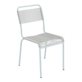 Schaffner Rigi chaise repas Spaghetti – Gris Argent 78 / Bleu Pastel 51