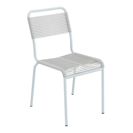 Schaffner Rigi chaise repas Spaghetti – Gris Argent 78 / Bleu Pastel 51