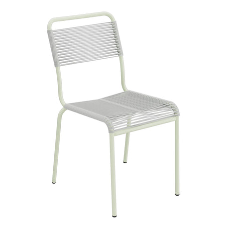 Schaffner Rigi chaise repas Spaghetti – Gris Argent 78 / Vert Pastel 64