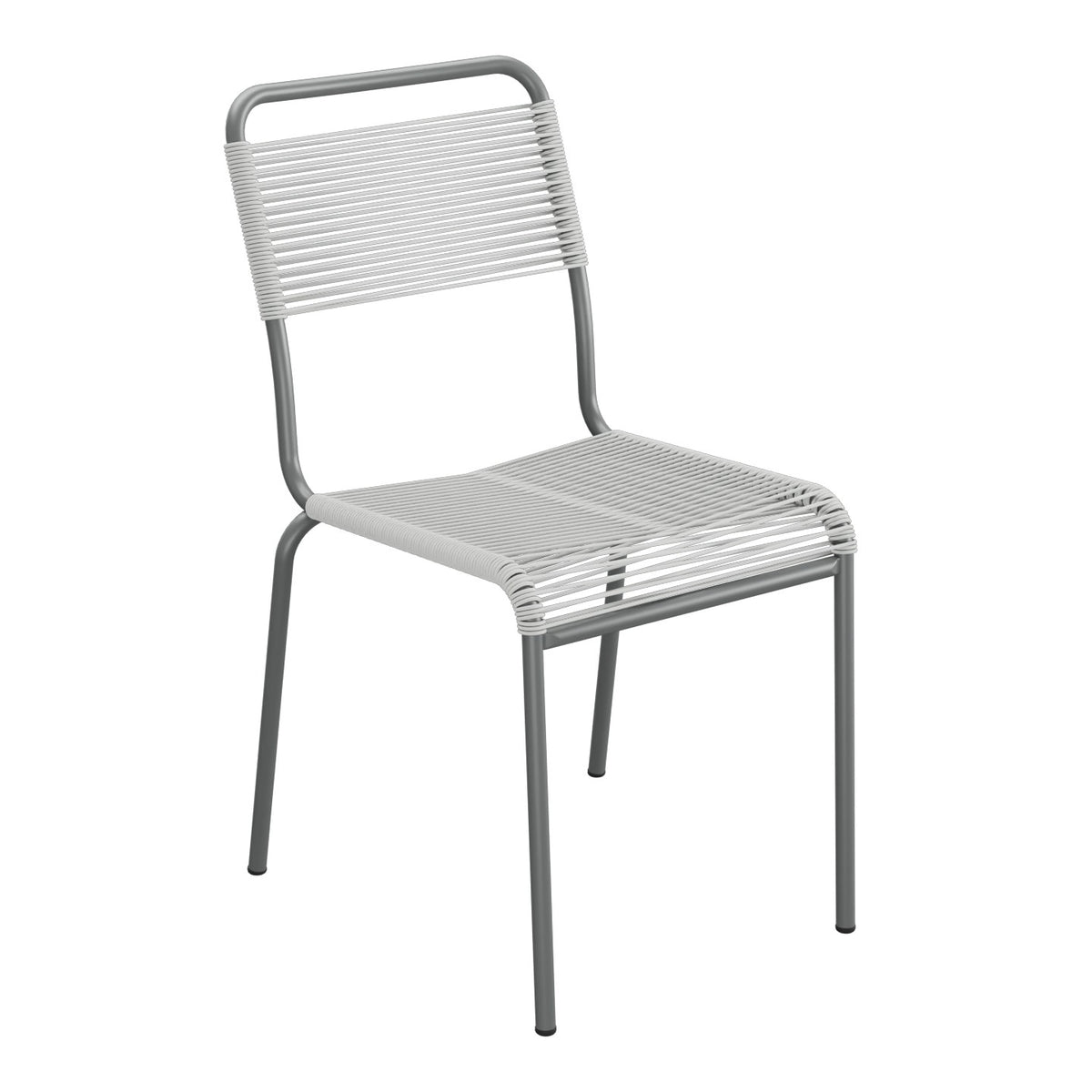 Schaffner Rigi chaise repas Spaghetti – Gris Argent 78 / Graphite 73