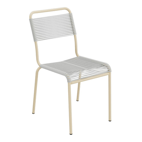 Schaffner Rigi chaise repas Spaghetti – Gris Argent 78 / Marron Pastel 83
