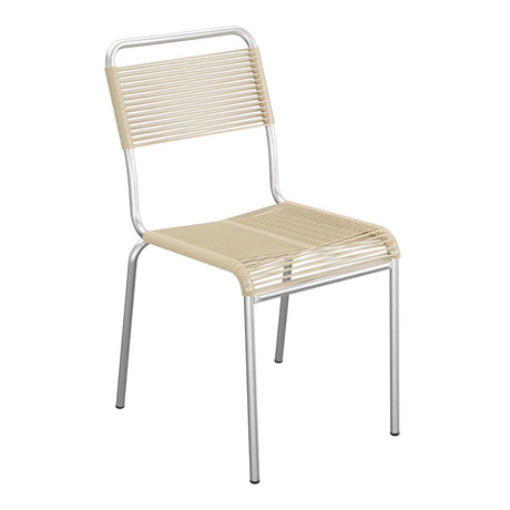 Schaffner Rigi chaise repas Spaghetti – Marron Pastel 83 / Galvanisé à chaud 02