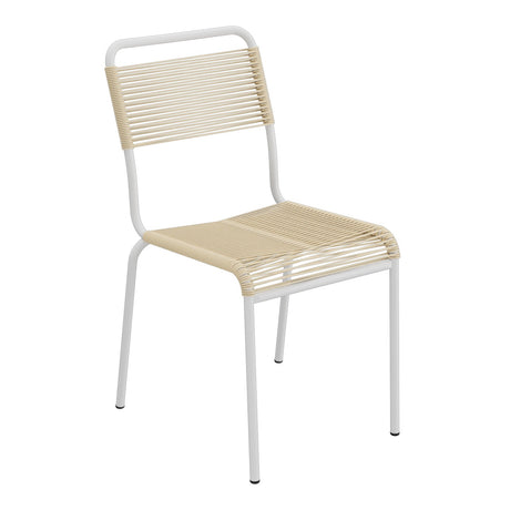 Schaffner Rigi chaise repas Spaghetti – Marron Pastel 83 / Gris Argent 78