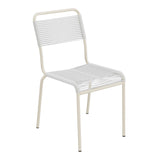 Schaffner Rigi chaise repas Spaghetti – Blanc 90 / Sable Pastel 15