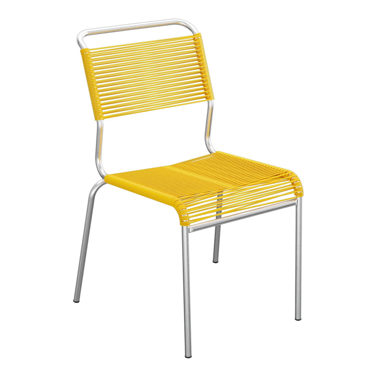 Schaffner Säntis Chaise Spaghetti – Jaune 11 / Galvanisé à chaud 02