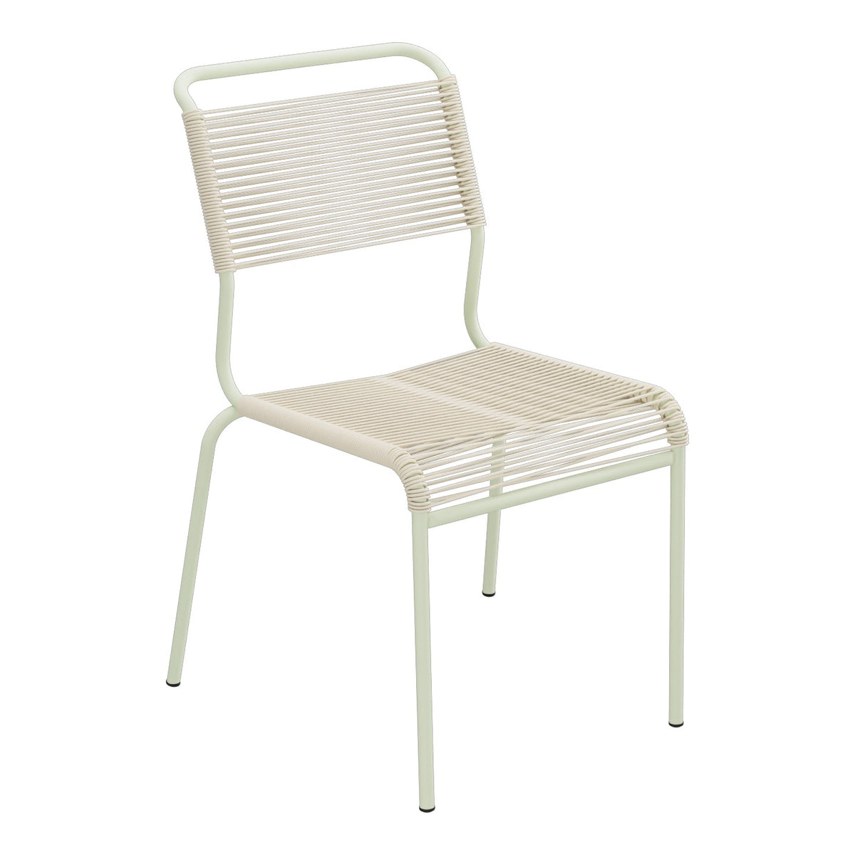 Schaffner Säntis Chaise Spaghetti – Sable Pastel 15 / Vert Pastel 64