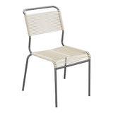 Schaffner Säntis Chaise Spaghetti – Sable Pastel 15 / Graphite 73