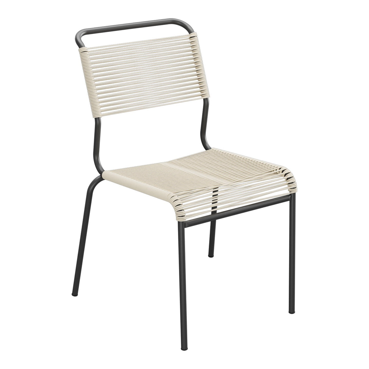 Schaffner Säntis Chaise Spaghetti – Sable Pastel 15 / Anthracite 77