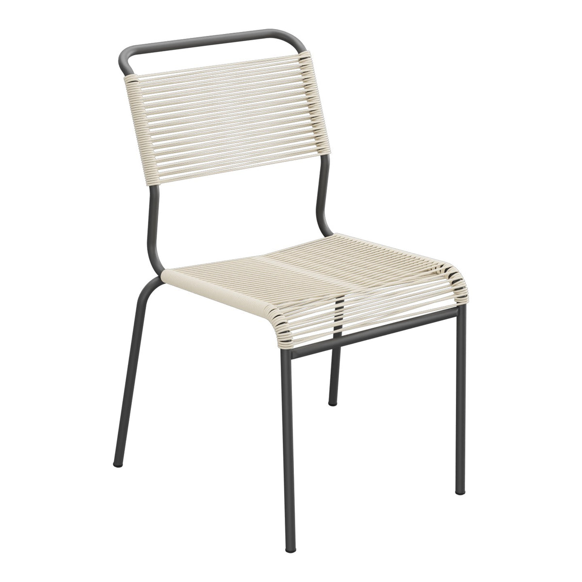 Schaffner Säntis Chaise Spaghetti – Sable Pastel 15 / Noir 91