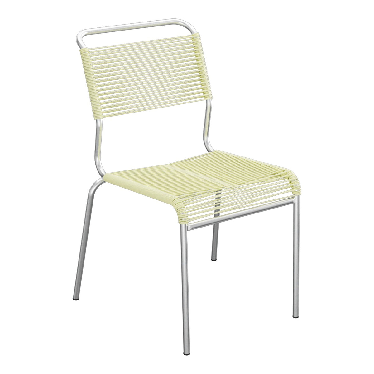 Schaffner Säntis Chaise Spaghetti – Jaune Buis 18 / Galvanisé à chaud 02